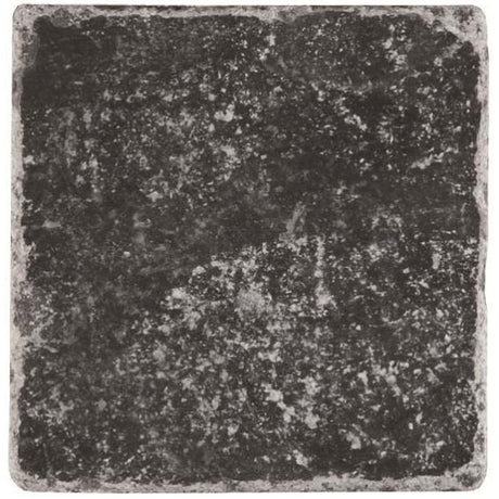 Original Style Negra Black Dot Tumbled Marble tile