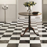 Original Style Nero Polished Marble (with Viano White Polished Marble)