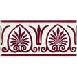 Original Style Parthenon Burgundy Border Tile