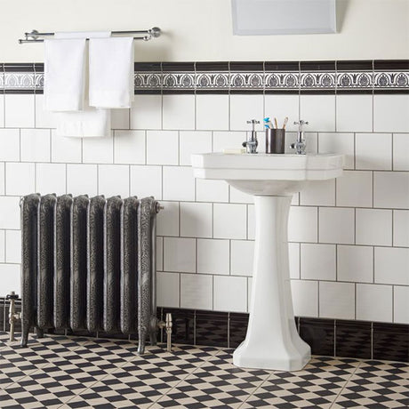 Original Style Parthenon Jet Black Border Tile