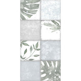 Original Style Patchwork Botanical Iris Tile