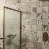 Original Style Patchwork Botanical Ivy Tiles