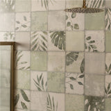 Original Style Patchwork Botanical Ivy Tiles