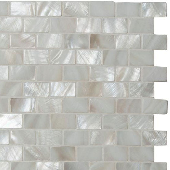 Original Style Pearl Brickbond Shell Mosaic (detail)