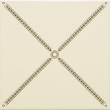 Original Style Pearl Trellis Charcoal Grey on County White Tile
