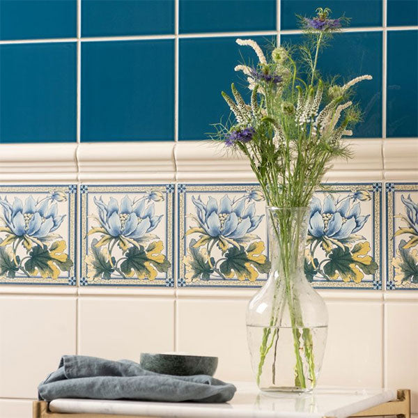 Original Style Peony Single Decor Tile