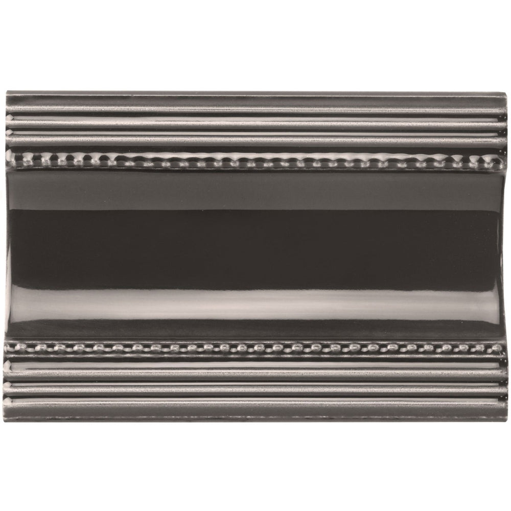 Original Style Plain Cornice Charcoal Grey Border