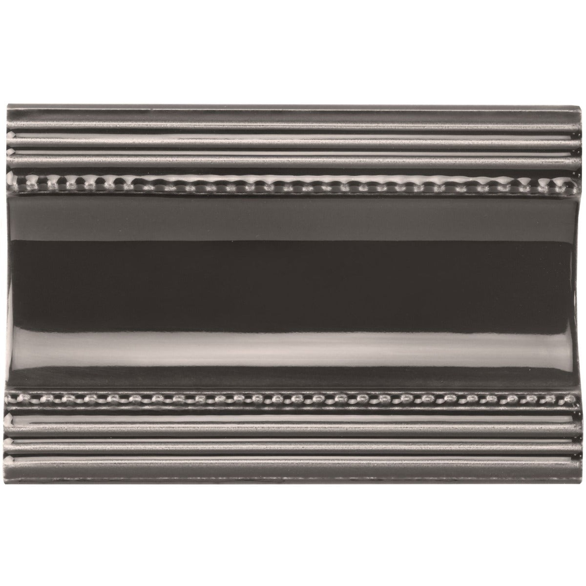 Original Style Plain Cornice Charcoal Grey Border