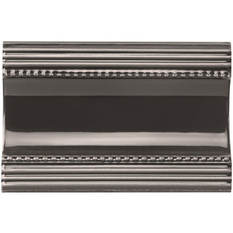 Original Style Plain Cornice Charcoal Grey Border