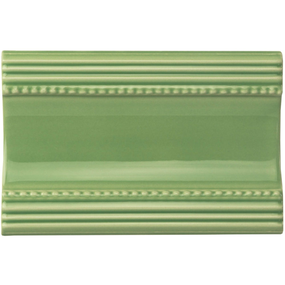 Original Style Plain Cornice Palm Green Border
