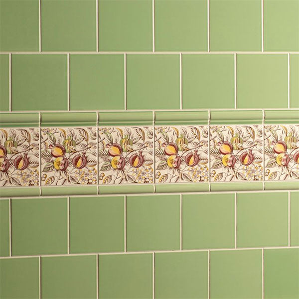 Original Style Pomegranate Continuous Pattern Tile