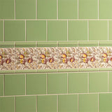 Original Style Pomegranate Continuous Pattern Tile