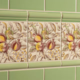 Original Style Pomegranate Continuous Pattern Tile