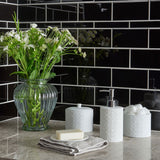 Original Style Rectangle Tiles Jet Black