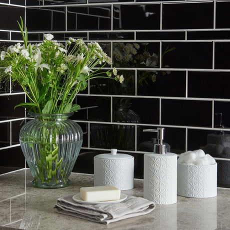 Original Style Rectangle Tiles Jet Black