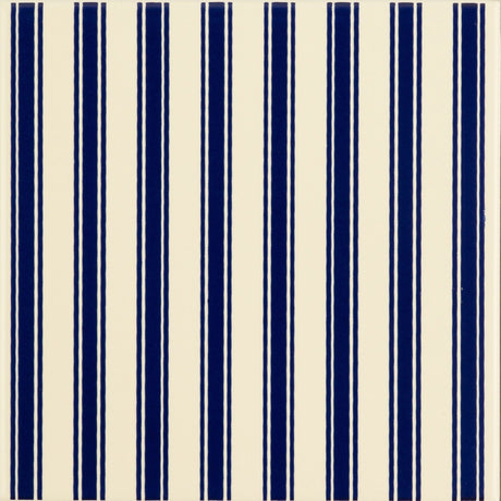 Original Style Regency Stripe Royal Blue on County White Tile