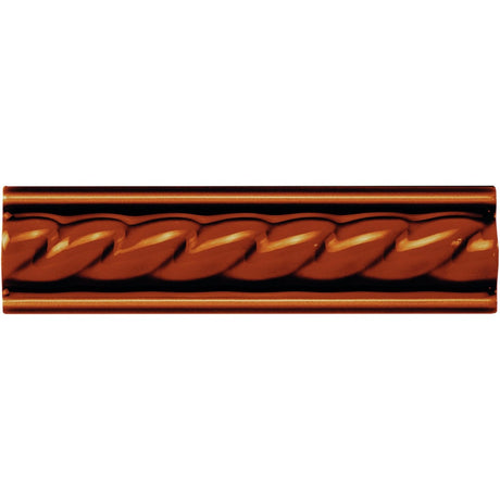 Original Style Rope Teapot Brown Border