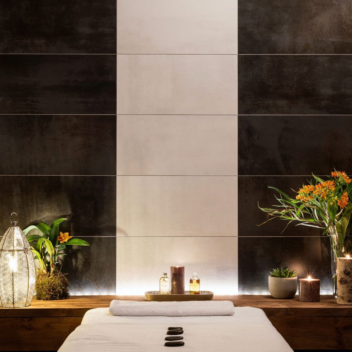 Original Style Rush White Satin Tiles