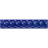 Original Style Scroll Royal Blue Border