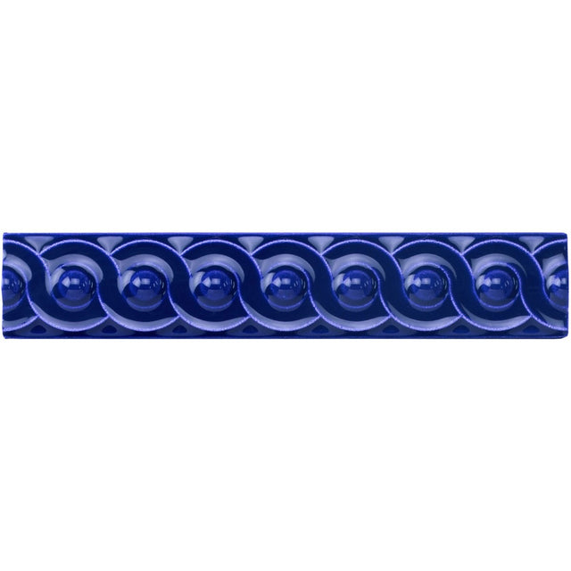 Original Style Scroll Royal Blue Border