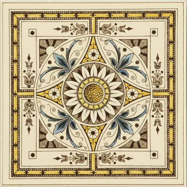 Original Style Symmetrical Classic Pattern Single Decor Tile