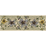 Original Style Trailing Periwinkle Blue Border Tile