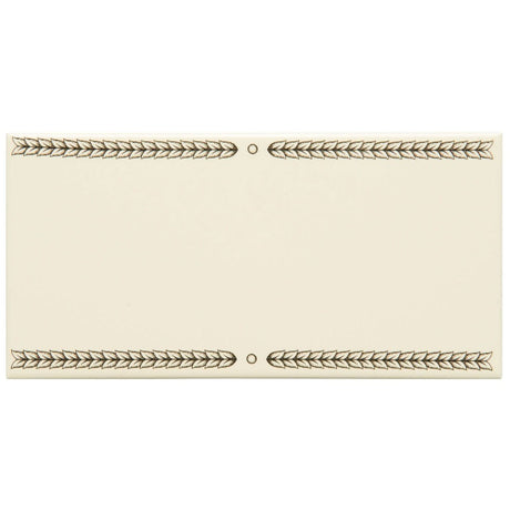 Original Style Trellis Charcoal Grey on County White Border