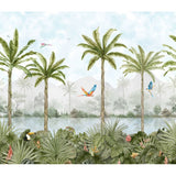 Original Style Tropical Oasis Mural