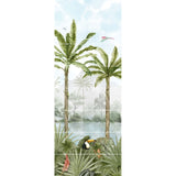 Original Style Tropical Oasis Mural (Panel A)