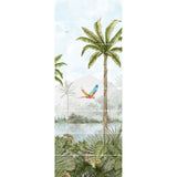 Original Style Tropical Oasis Mural (Panel B)