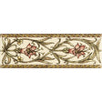Original Style Trumpet Gentian Pink Border Tile