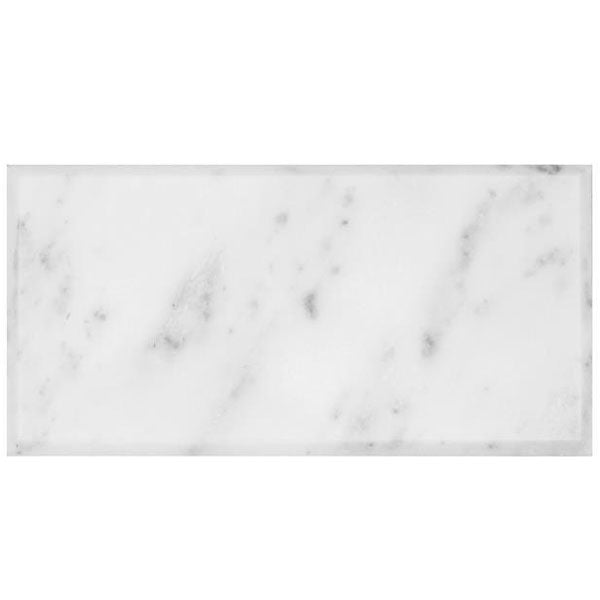 Original Style Viano White Bevel Polished Marble tile