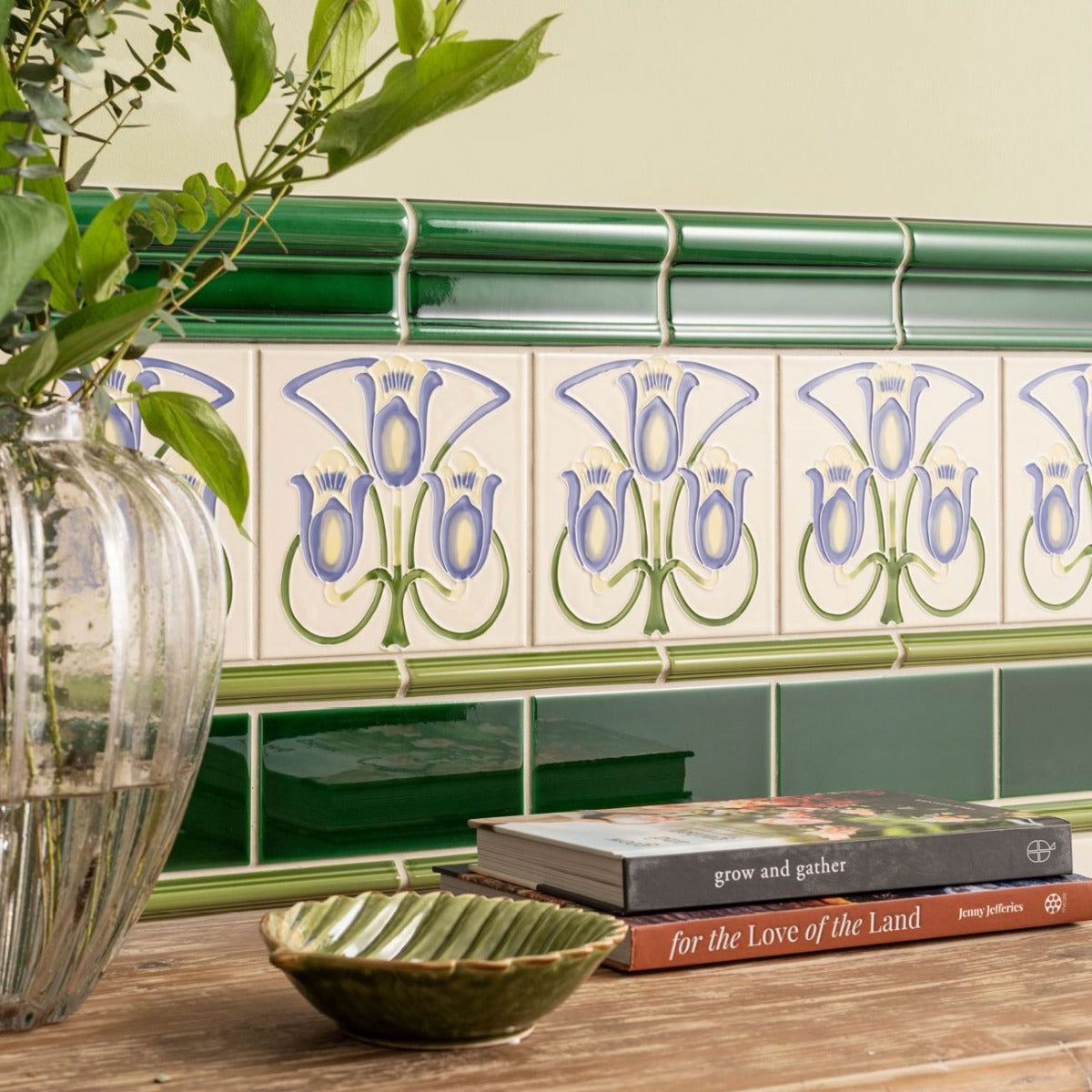 Original Style Victoria Victorian Green Borders