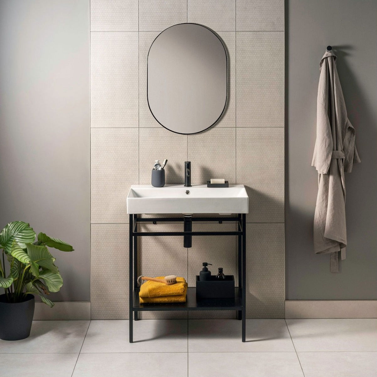 Original Style View Off White Matt Floor Tiles