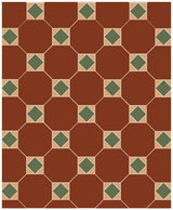 Original Style Arundel 3 Colour Pattern (Red/Green/Buff)