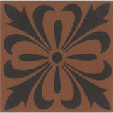 Original Style Cardigan Motif Black on Red