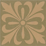 Original Style Cardigan Motif Buff on Green