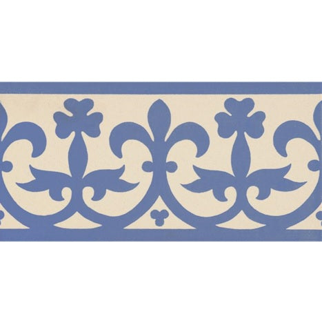 Original Style Elgin Border Blue on White