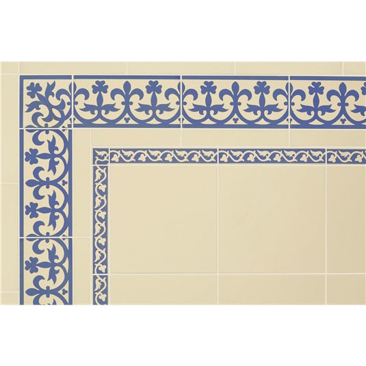Original Style Elgin Border Blue on White setting