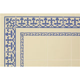 Original Style Elgin Border Blue on White setting