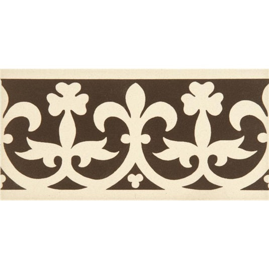 Original Style Elgin Border Brown on White
