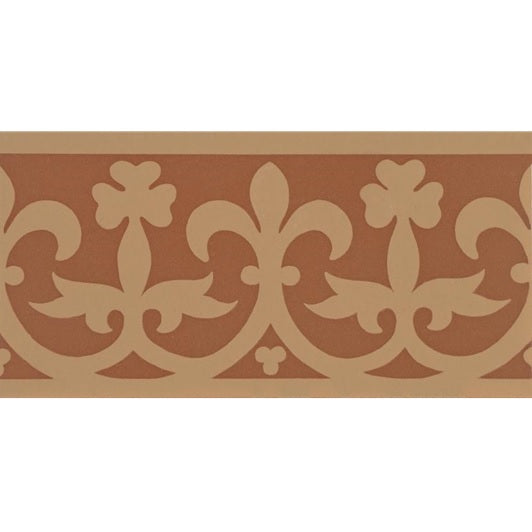 Original Style Elgin Border Buff on Red