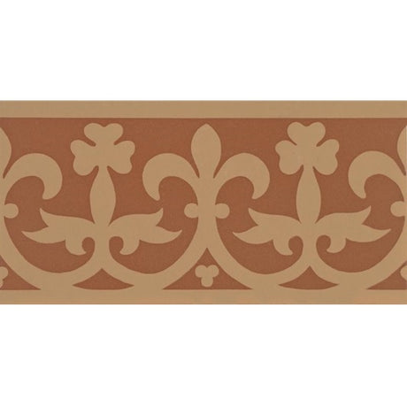 Original Style Elgin Border Buff on Red