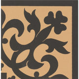 Original Style Elgin Corner Motif Black on Buff