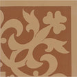 Original Style Elgin Corner Motif Buff on Red