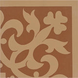 Original Style Elgin Corner Motif Buff on Red