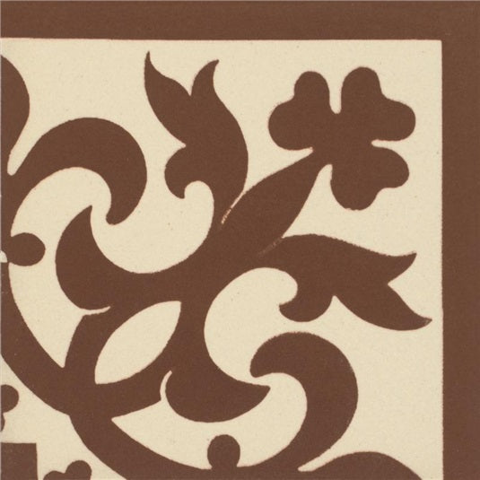 Original Style Elgin Corner Motif Red on White