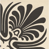 Original Style Faraday Corner Motif Black on White