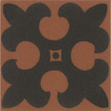 Original Style Gordon Motif Black on Red