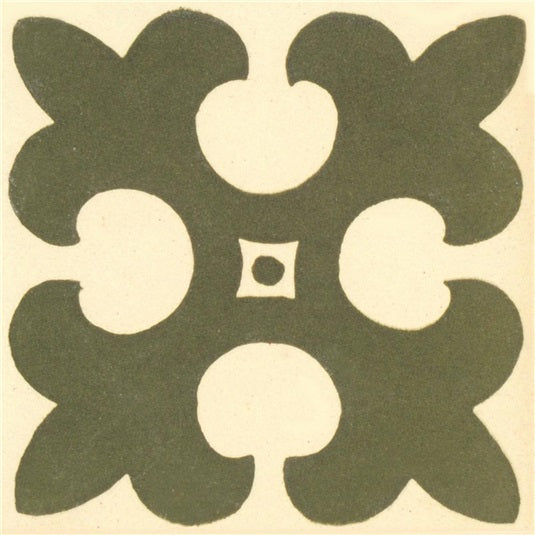 Original Style Gordon Motif Green on White